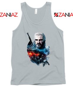 The Witcher 3 Into The Fire White Tank Top