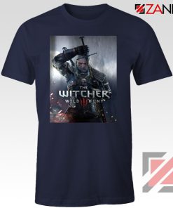 The Witcher 3 Wild Hunt Navy Tee Shirt