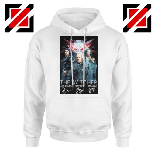 The Witcher Characters White Hoodie