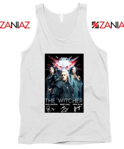 The Witcher Characters White Tank Top