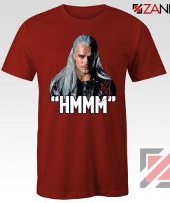 The Witcher Geralt Of Rivia Hmmm Red Tshirt