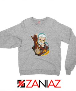 The Witcher Geralt Parody Salt Bae Grey Sweater