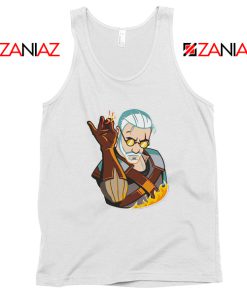 The Witcher Geralt Parody Salt Bae White Tank Top