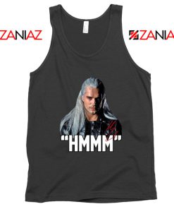 The Witcher Geralt Saying Hmmm Black Tank Top