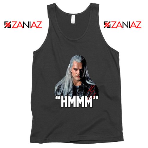 The Witcher Geralt Saying Hmmm Black Tank Top