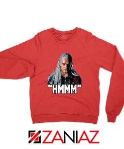 The Witcher Geralt Saying Hmmm Red Sweater