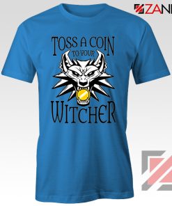 The Witcher Netflix Logo Blue Tshirt