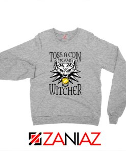 The Witcher Netflix Logo Grey Sweatshirt