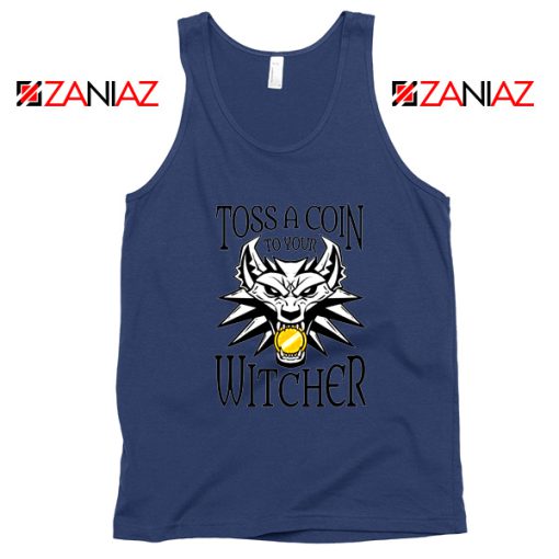 The Witcher Netflix Logo NAvy Tank Top