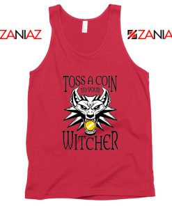 The Witcher Netflix Logo Red Tank Top