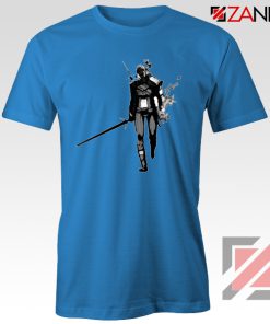 The Witcher Of Rivia Blue Tee Shirt