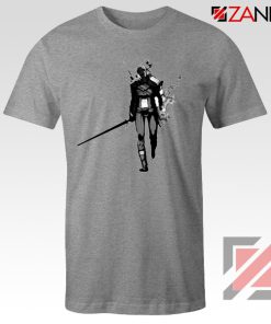 The Witcher Of Rivia Grey Tee Shirt