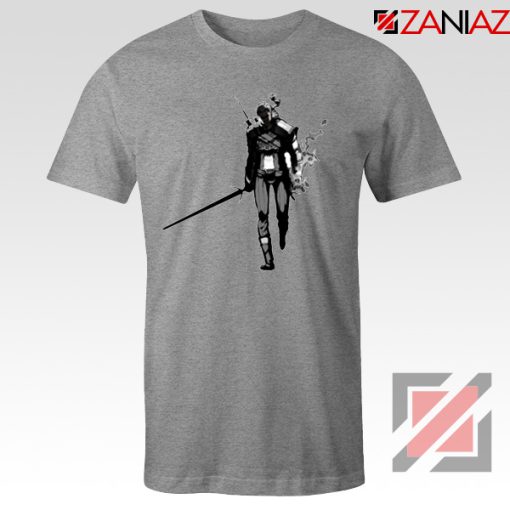 The Witcher Of Rivia Grey Tee Shirt