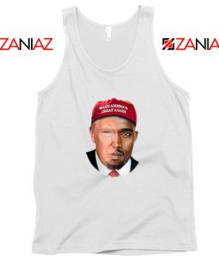 Trump Kanye West White Tank Top