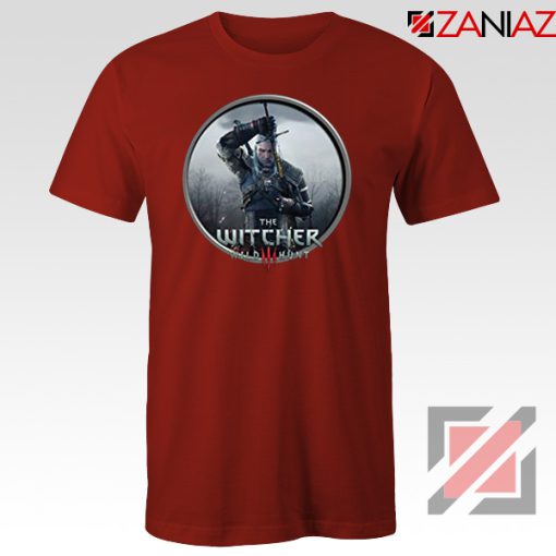 Witcher 3 Wild Hunt Geralt Red Tshirt