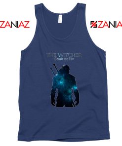 Witcher Geralt Of Rivia Navy Tank Top