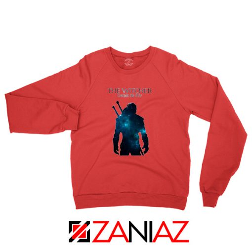 Witcher Geralt Of Rivia Red Sweatshirt