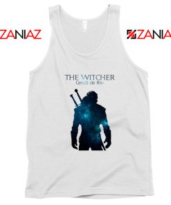 Witcher Geralt Of Rivia White Tank Top