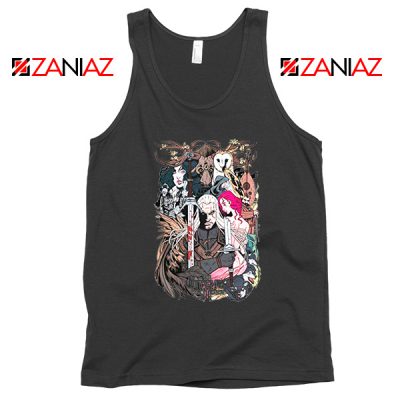 Witcher Printed Graphic Tank Top Characters Game S-3XL - USA Merch