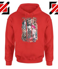 Witcher Printed Graphic Red Hoodie