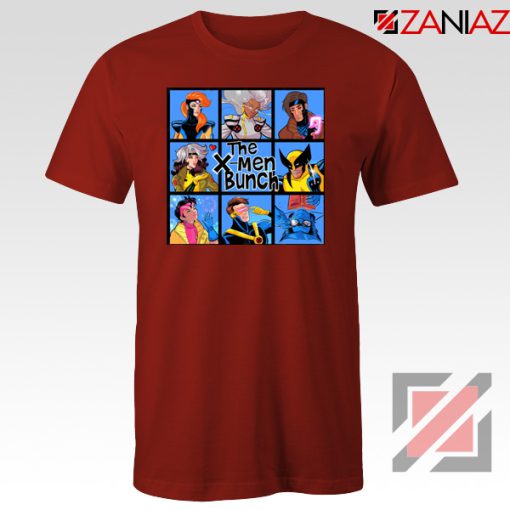 X Men Bunch Red Tshirt