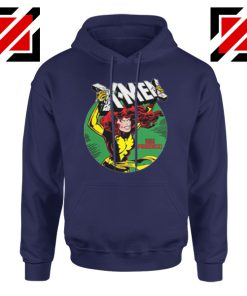 X Men Defeated Navy Hoodie