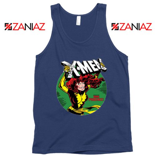 X Men Defeated Navy Tank Top