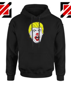 Anti Trump Clown Black Hoodie