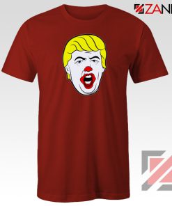 Anti Trump Clown Red Tshirt