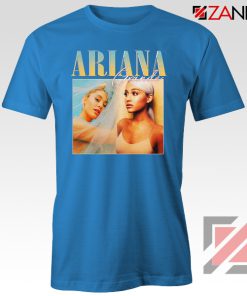 Ariana Grande 90s Blue Tshirt