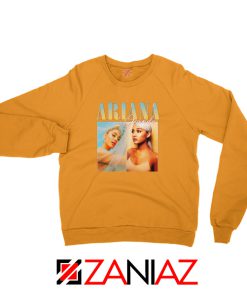 Ariana Grande 90s Orange Sweatshirt