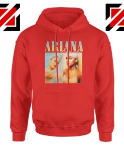 Ariana Grande 90s Red Hoodie