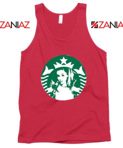 Ariana Grande Pop Music Red Tank Top