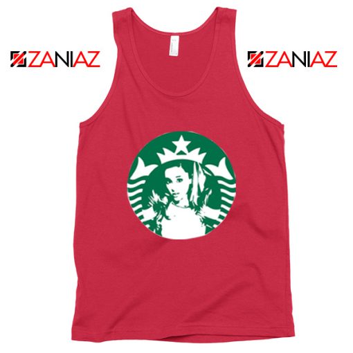 Ariana Grande Pop Music Red Tank Top