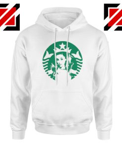 Ariana Grande Pop Music White Hoodie