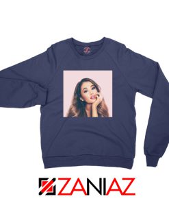 Ariana Grande Posters Navy Blue Sweater