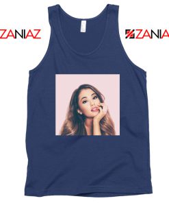 Ariana Grande Posters Navy Blue Tank Top