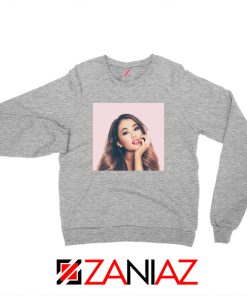 Ariana Grande Posters Sport Grey Sweater