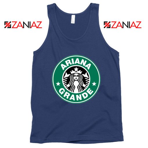 Ariana Grande Singer Navy Blue Tank Top