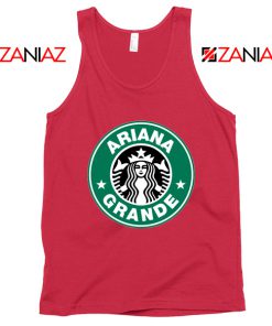 Ariana Grande Singer Red Tank Top