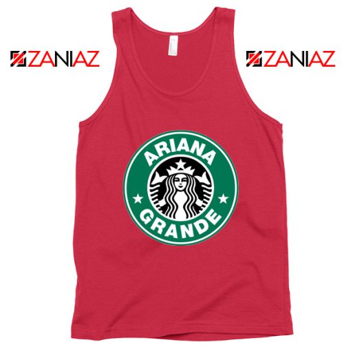 Ariana Grande Singer Red Tank Top