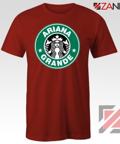 Ariana Grande Singer Red Tshirt