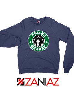 Ariana Grande Starbucks Parody Navy Blue Sweater