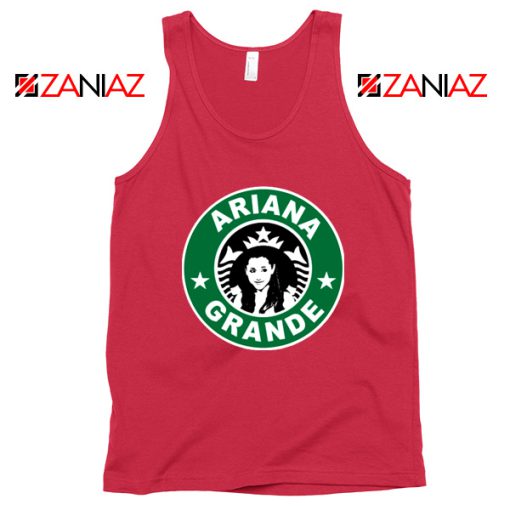 Ariana Grande Starbucks Parody Red Tank Top