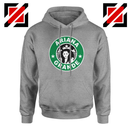 Ariana Grande Starbucks Parody Sport Grey Hoodie