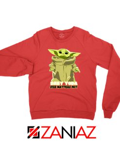 Baby Yoda Size Matters Not Sweater