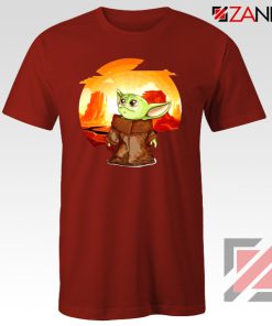 Baby Yoda Yiddle Red Tshirt