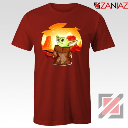 Baby Yoda Yiddle Red Tshirt