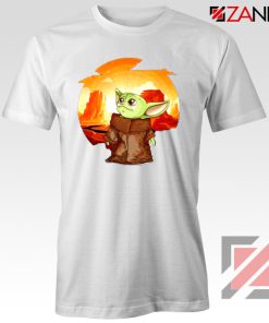 Baby Yoda Yiddle White Tshirt