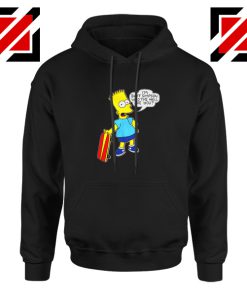 Bart Simpson Character Black Hoodie